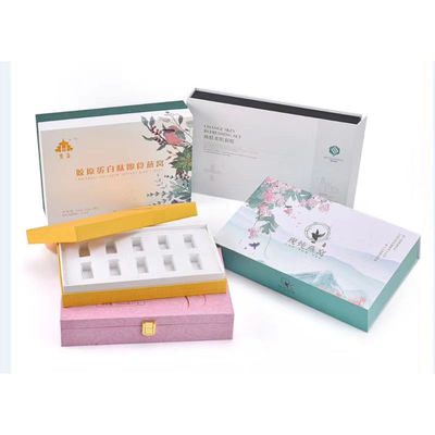 Cajas de embalaje de regalo de papel de tamaño personalizado Cajas de embalaje de cartón de té y café