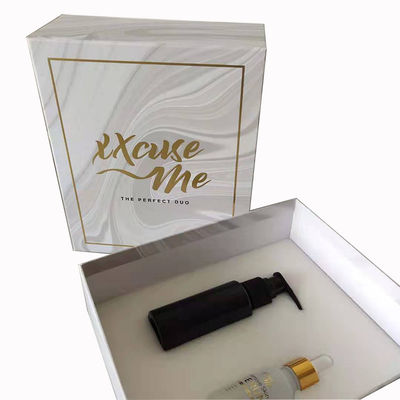 Caja de embalaje de botellas con cajón de deslizamiento, botella de goteo, botella de embalaje, caja de embalaje de paquetes cosméticos.