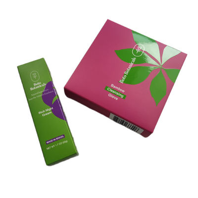 Diseño personalizado Logotipo plegado colorido Impreso Lentes de contacto ocular Caja de papel para embalaje
