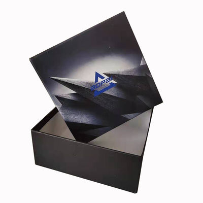 Embalaje de regalo de cartón de cubierta dura Cajas de cartón impreso para la aceptación de logotipos personalizados