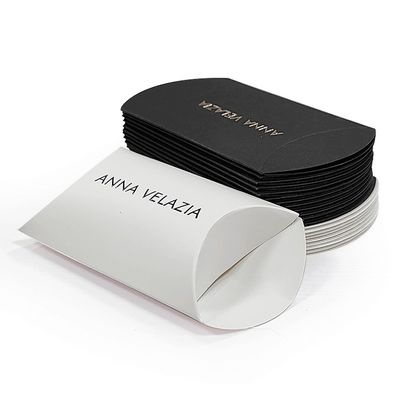 Otros Tipo de caja embalaje plegable almohada en forma de caja de papel Kraft para personalización