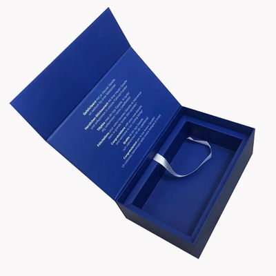 Materiales reciclados personalizados Magneto de lujo rígido con tapa plana Embalaje de papel magnético Caja de regalo con inserción de papel