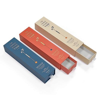 Caja de embalaje rectangular de superficie de papel laminado personalizado para pinzas de extensión de pestañas