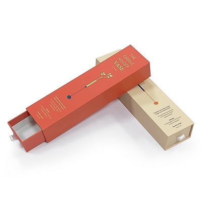 Caja de embalaje rectangular de superficie de papel laminado personalizado para pinzas de extensión de pestañas