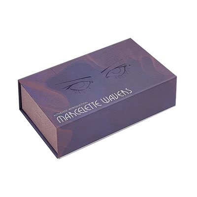 Materiales reciclados personalizados Magneto de lujo rígido con tapa plana Embalaje de papel magnético Caja de regalo con inserción de papel