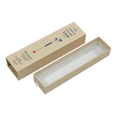 Caja de embalaje rectangular de superficie de papel laminado personalizado para pinzas de extensión de pestañas