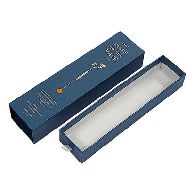Caja de embalaje rectangular de superficie de papel laminado personalizado para pinzas de extensión de pestañas