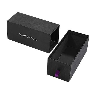 Requisitos específicos del cliente Caja de embalaje de gafas de sol con cajón deslizante extraíble