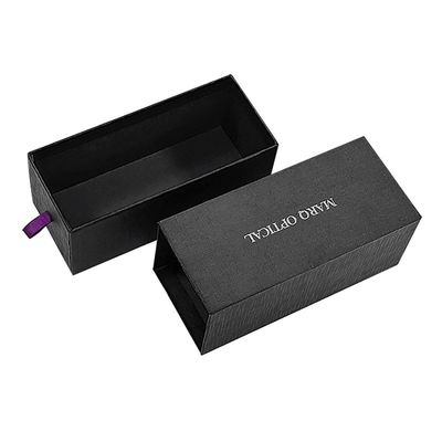 Requisitos específicos del cliente Caja de embalaje de gafas de sol con cajón deslizante extraíble