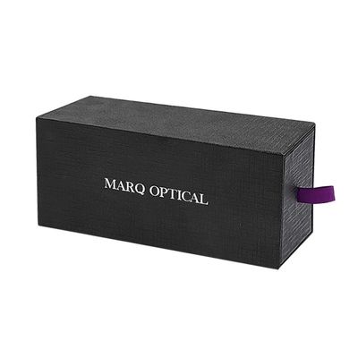 Requisitos específicos del cliente Caja de embalaje de gafas de sol con cajón deslizante extraíble