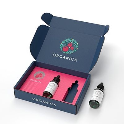 Cajas de correo corrugadas personalizadas ecológicas para envases de cosméticos y prendas de vestir
