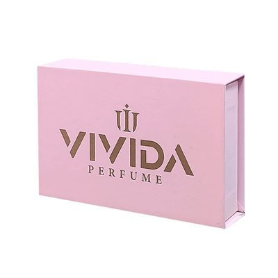 Impresión de logotipo personalizado Caja de regalo en forma de libro magnético para perfume y cosméticos de Colonia