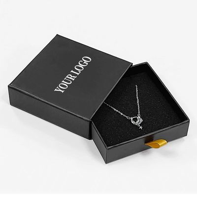Embalaje de joyas industriales con cajón deslizante y laminación mate/brillante