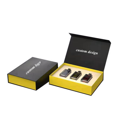 Papel de arte caja magnética rígida personalizable para cosméticos de Colonia Testador de perfumes Attar botella