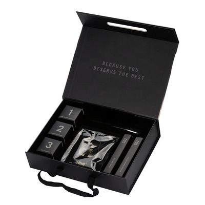 Logotipo personalizado Caja de cestas de regalo magnética de lujo para regalos grandes Durable y elegante