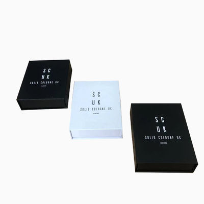 Logotipo personalizado e impresión Magnética en forma de libro Caja de perfumes de Colonia para envases cosméticos