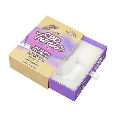 Paquete de presentación personalizado de forma similar a un cajón para diseños de embalaje de cuello de hombro