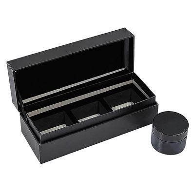 Papel Clamshell Flip Top Candle Box Packaging para lujo Conjunto de tres velas regalo artesanía