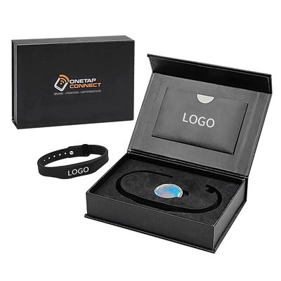 Caja de regalo a medida impermeable para el evento del festival RFID pulsera de silicona lavable