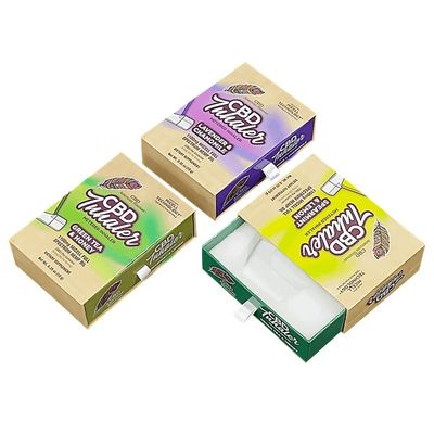 4C/UV/Laminado/Embossing/Stamping Meterd Inhalador de papel de embalaje deslizante con espuma