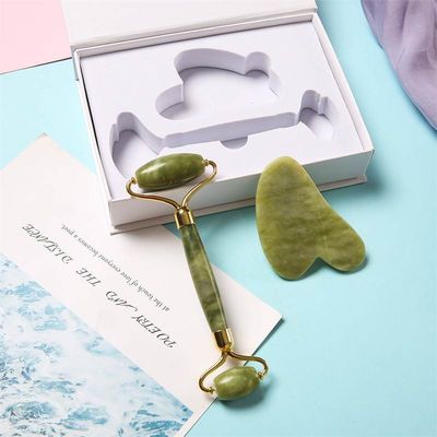 Caja Flap de libro Logotipo personalizado Impreso Caja rígida magnética para Guasha Jade Gua Sha Roller Tool