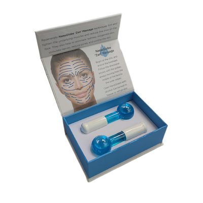Caja de rodillos de masaje facial profesional con impresión CMYK / PANTONE y cierre magnético