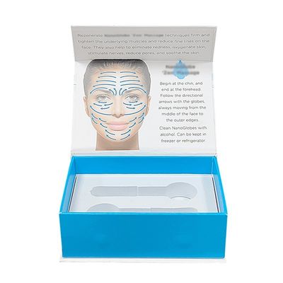 Caja de rodillos de masaje facial profesional con impresión CMYK / PANTONE y cierre magnético