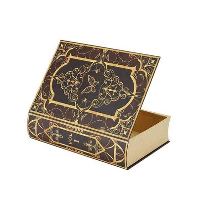 Cajas de cartón de forma de libro decorativo con cierre por imán para requisitos específicos del cliente