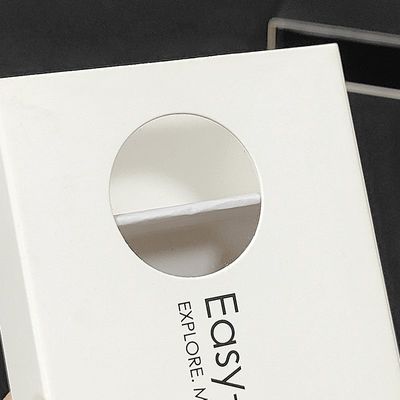 Cajas de regalo de sabón de flores de logotipo personalizado Impresión de paquetes de jabón Caja de papel con ventana transparente