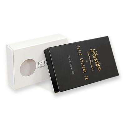 Papel blanco negro personalizado Estilo de cerillas Caja de regalo de cajón Embalaje Casilla de cerillas personalizada