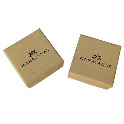 Caja de embalaje de cartón duradero y elegante Joyería Anillo de boda Caja de papel