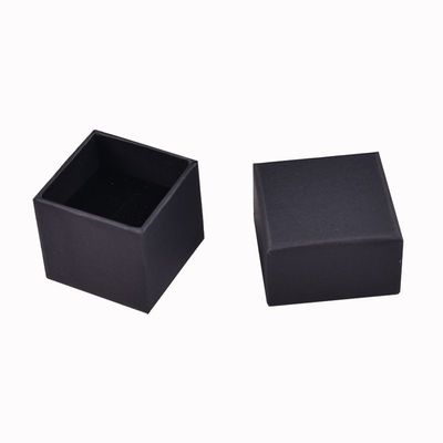 Caja de embalaje de cartón duradero y elegante Joyería Anillo de boda Caja de papel