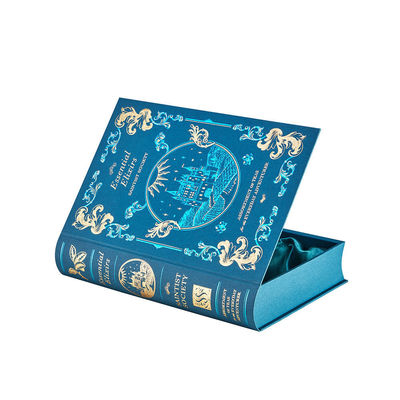 Caja de regalo con cierre magnético de época personalizada Embalaje Papel rígido Caja de libros falsos