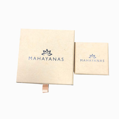 Caja de embalaje de papel de joyería personalizada reciclada con cierre magnético