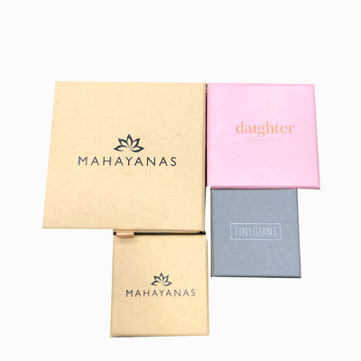 Caja de embalaje de papel de joyería personalizada reciclada con cierre magnético