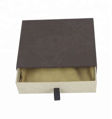 Caja de regalo de lujo corredera corredera de lujo CMYK PMS Color Cajas de regalo de papel reciclado