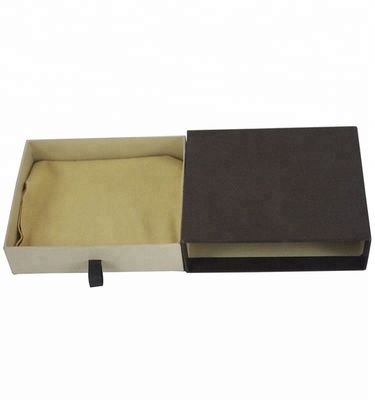 Caja de regalo de lujo corredera corredera de lujo CMYK PMS Color Cajas de regalo de papel reciclado