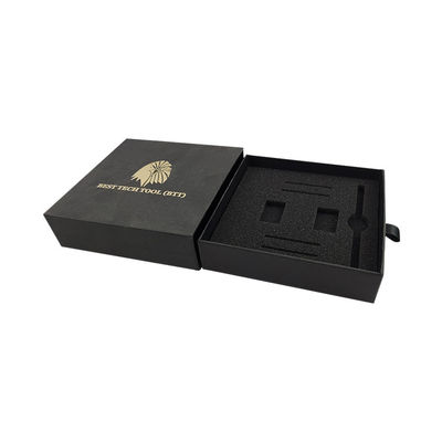 Elegante caja de embalaje de cajones reciclados caja de regalo de embalaje de papel de lujo