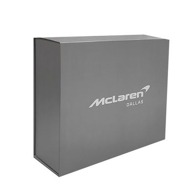 Caja plegable magnética rígida plegable personalizada con manejo de impresión en relieve