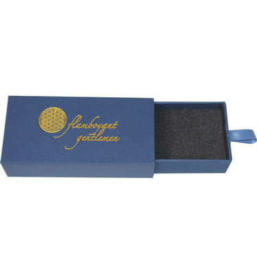 Caja de embalaje de cajón rígido con inserción de espuma caja de embalaje de joyería de lujo