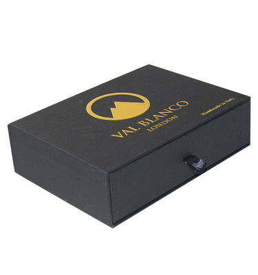 Caja de embalaje de cajón rígido con inserción de espuma caja de embalaje de joyería de lujo