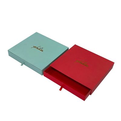 Embalaje de cartera de cartón de lujo Caja de cajón Caja de regalo de papel Embalaje de logotipo personalizado