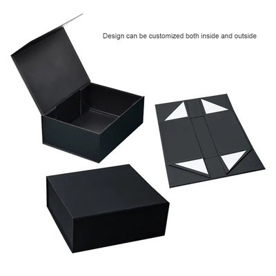 Caja de embalaje magnético reciclable para pelucas ropa caja plegable con cierre magnético