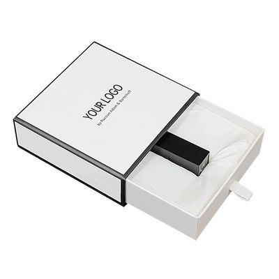 Caja de regalo cosmético industrial Botella de perfume Envase de vidrio con inserción de EVA de espuma de satén