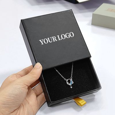 Otros Caja tipo de cartón corrugado Caja del cajón de joyas Caja para collares Auriculares y anillos