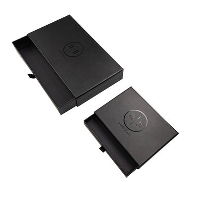 Cajas rígidas personalizadas de lujo plegable de cartón negro caja de regalo negra magnética con forro de esponja