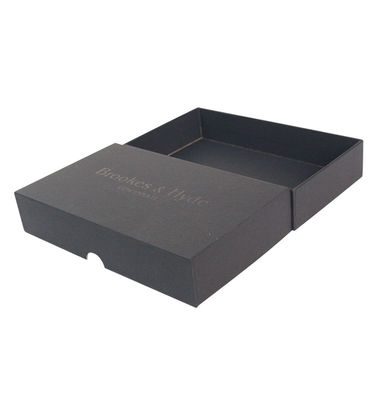 Logotipo personalizado aceptado Envases masculinos Verpackung en caja de regalo rígida de textura negra grande