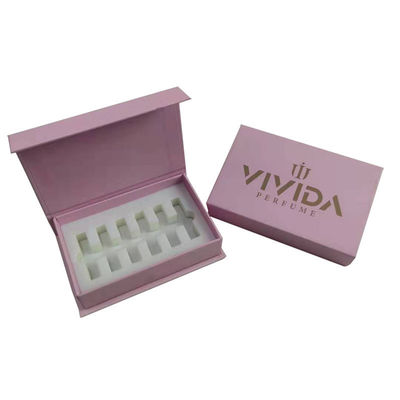 Pedido personalizado Aceptado 5ml 8ml 10ml Perfume Gift Sets Cajas de embalaje con forro de esponja