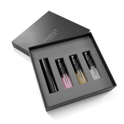 Conjunto de regalos cosméticos de lujo para mujer hombres niños kit de perfume logotipo personalizado tipo cajón