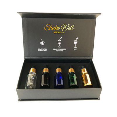Caja de visualización de cartón rígido para cosméticos Caja de regalo de aceite esencial magnético